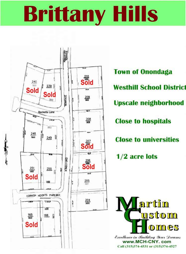 Brittany Hills Map Martin Custom Homes